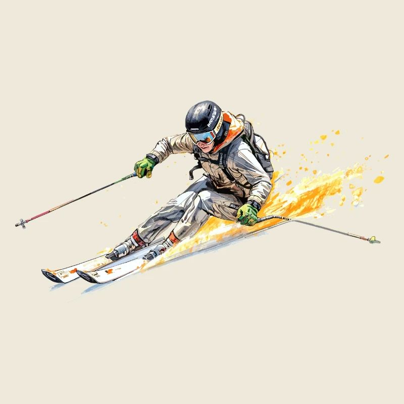 Skifahrer