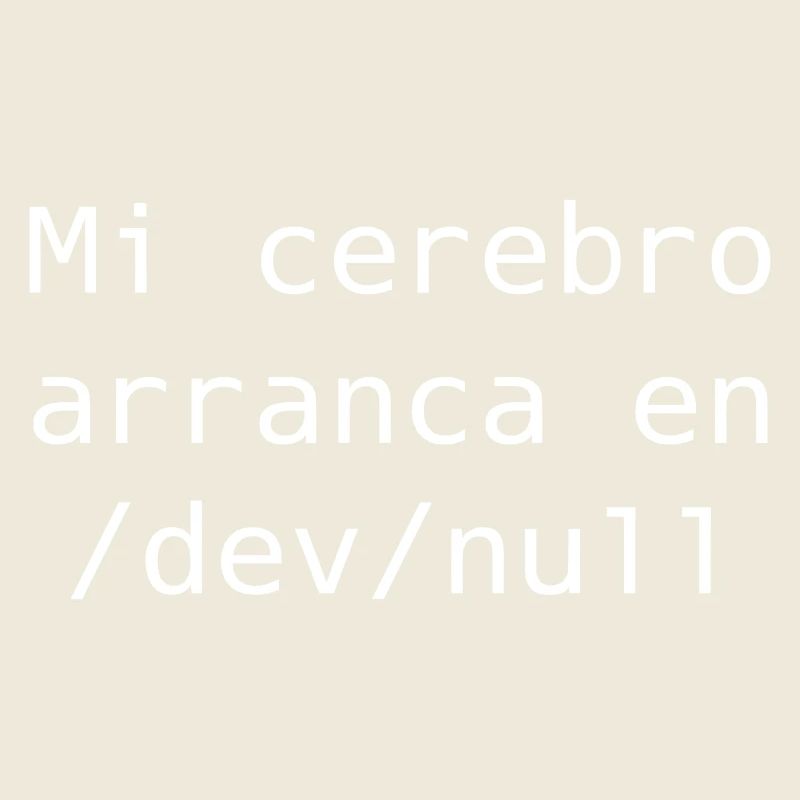 Mein Gehirn beginnt in /dev /null