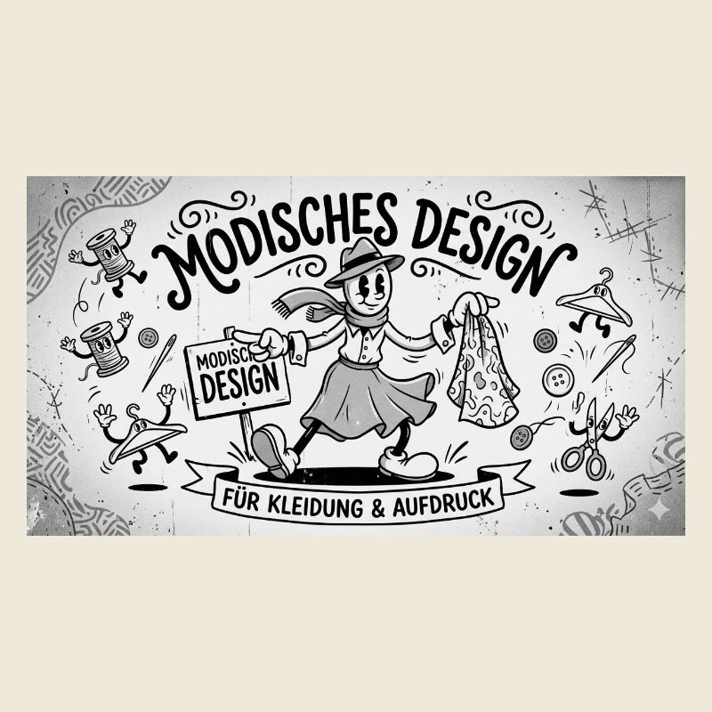 Nähkunst Modedesign Comic