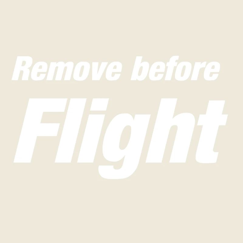 Remove before Flight Renard Idée de cadeau pilot