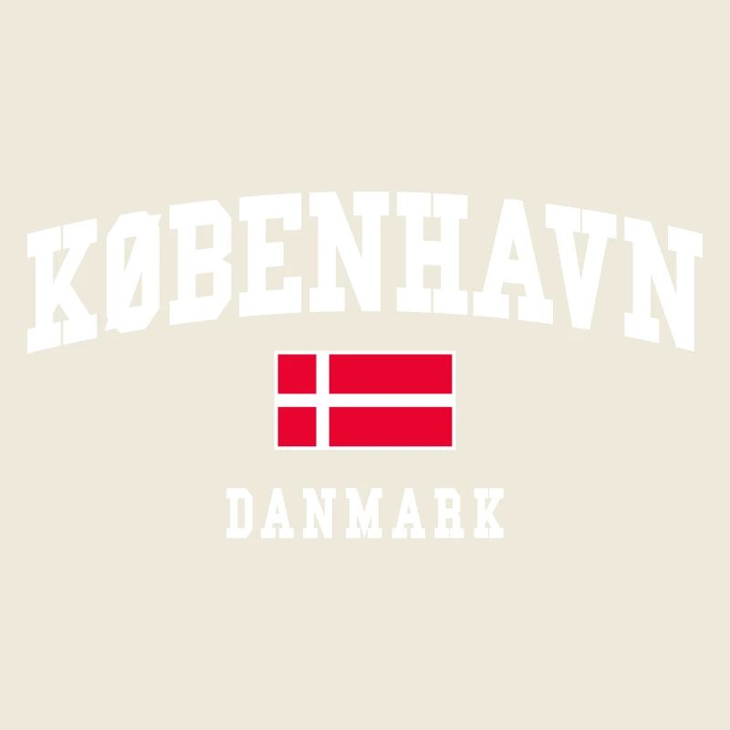 Denmark flag with bold arch