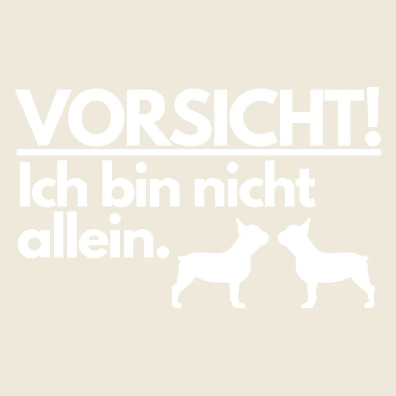 Vorsicht in weiß