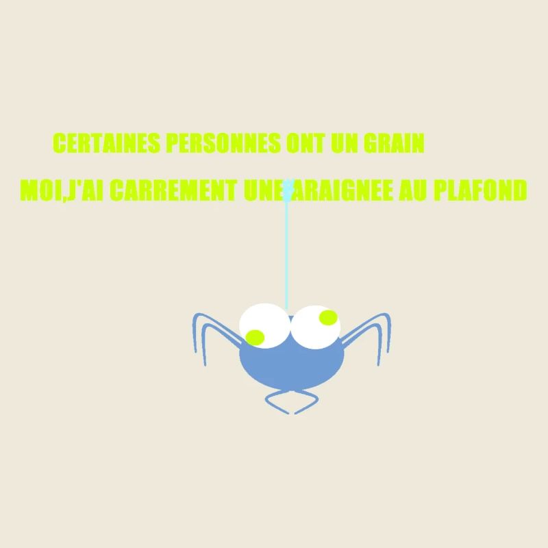 Une araignée au plafond