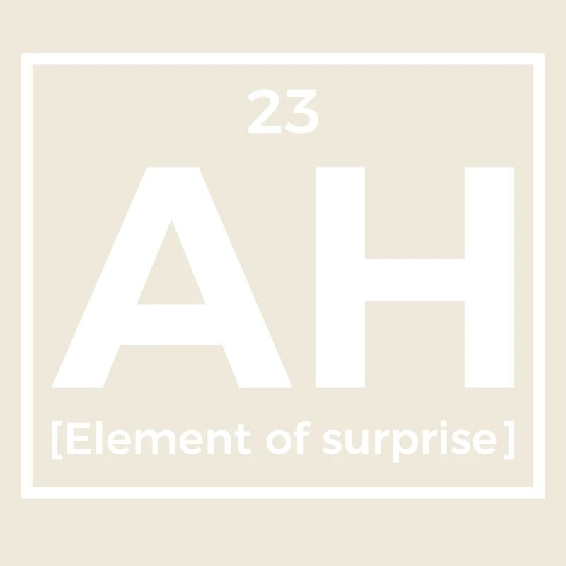 Element der Überraschung - Periodensystem