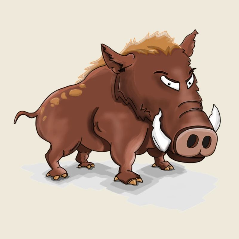 Cooles Wildschwein
