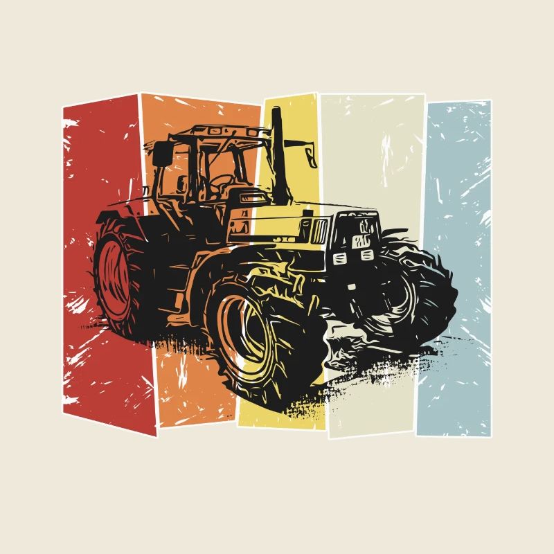 Traktor Deutz retro style