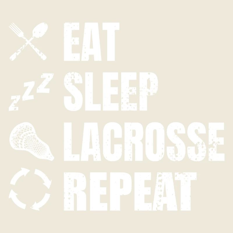 Lacrosse Spieler Routine
