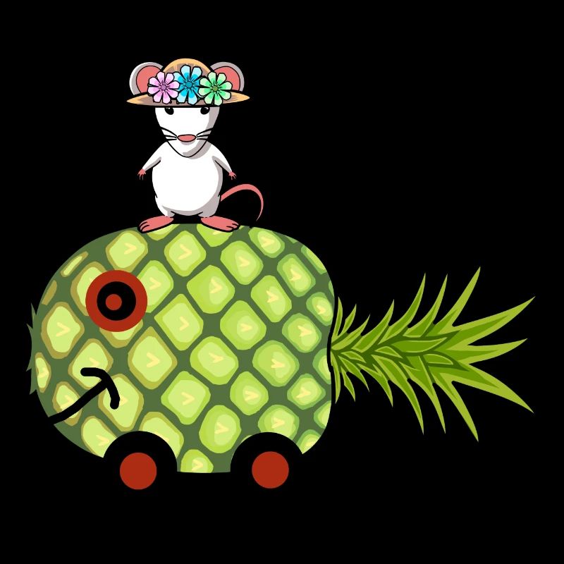 Ananas Wohnwagen Ratte Urlaub Reise