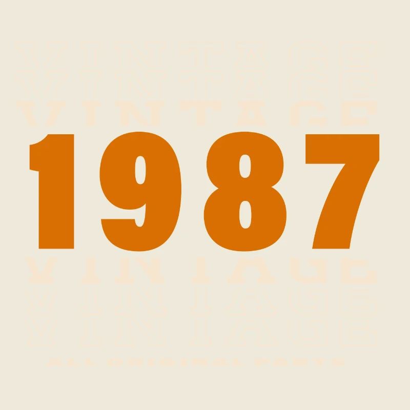 1987 : Vintage - 37e anniversaire