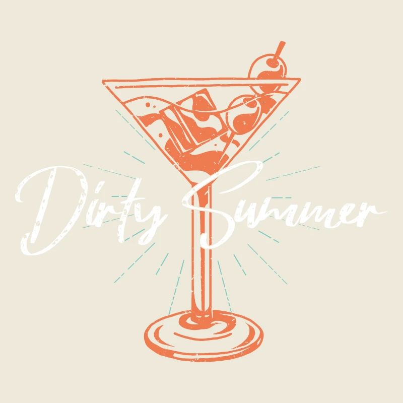Dirty Martini cocktail summer