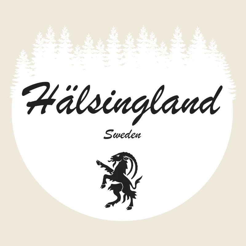 Hälsingland Suède Autocollants de vacances Bock