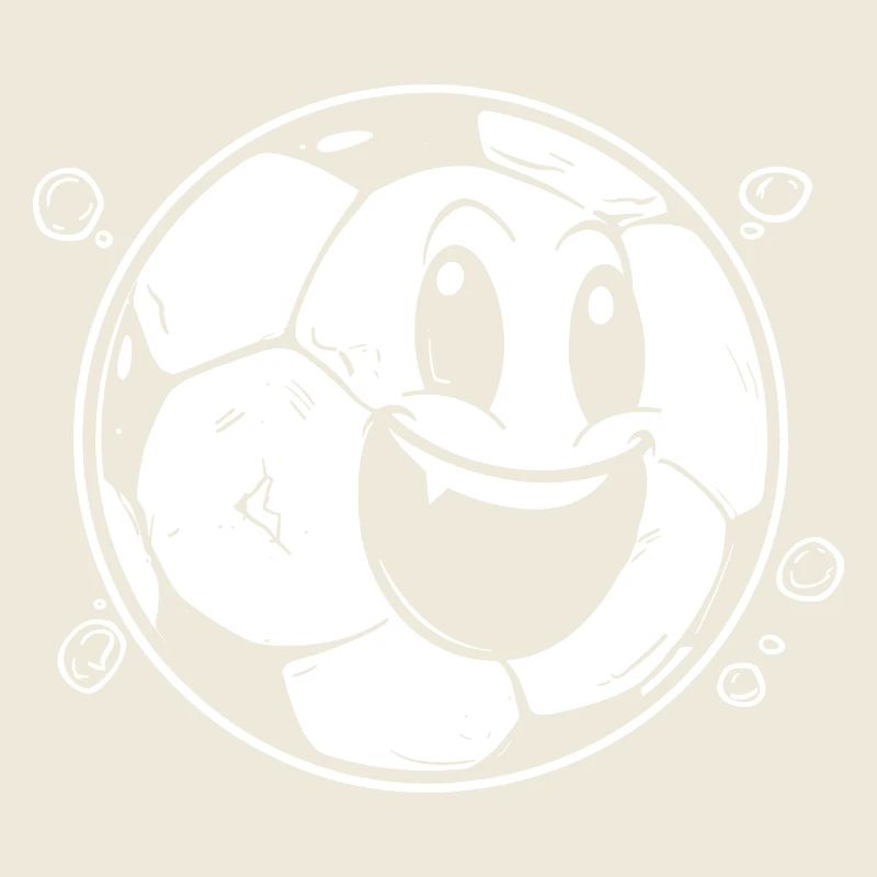 Fußball Cartoon Look