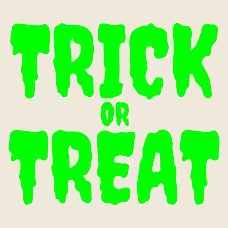 Im Dunkeln leuchtendes Süßes-oder-Saures-Design