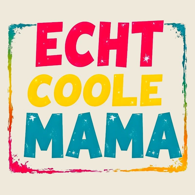 Coole Mama Muttertag lustiger Spruch Geschenk
