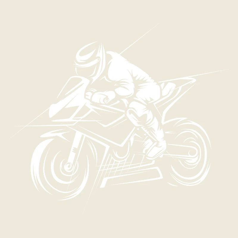 Illustration de course de moto - Biker Racing
