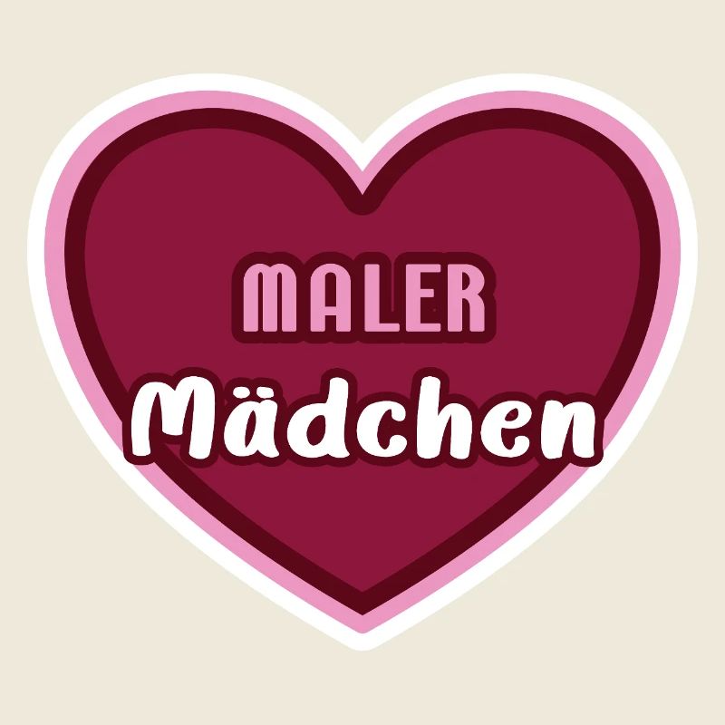 Maler Mädchen Malerin Malermädchen Azubine