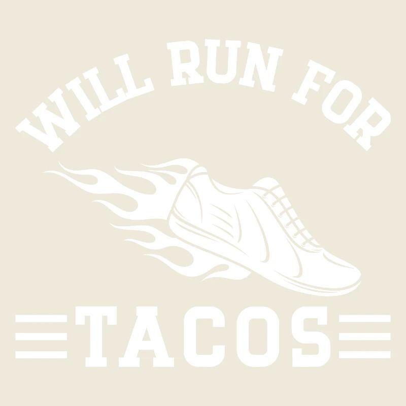 Cadeau de course pour un marathonien Will Run For Tacos