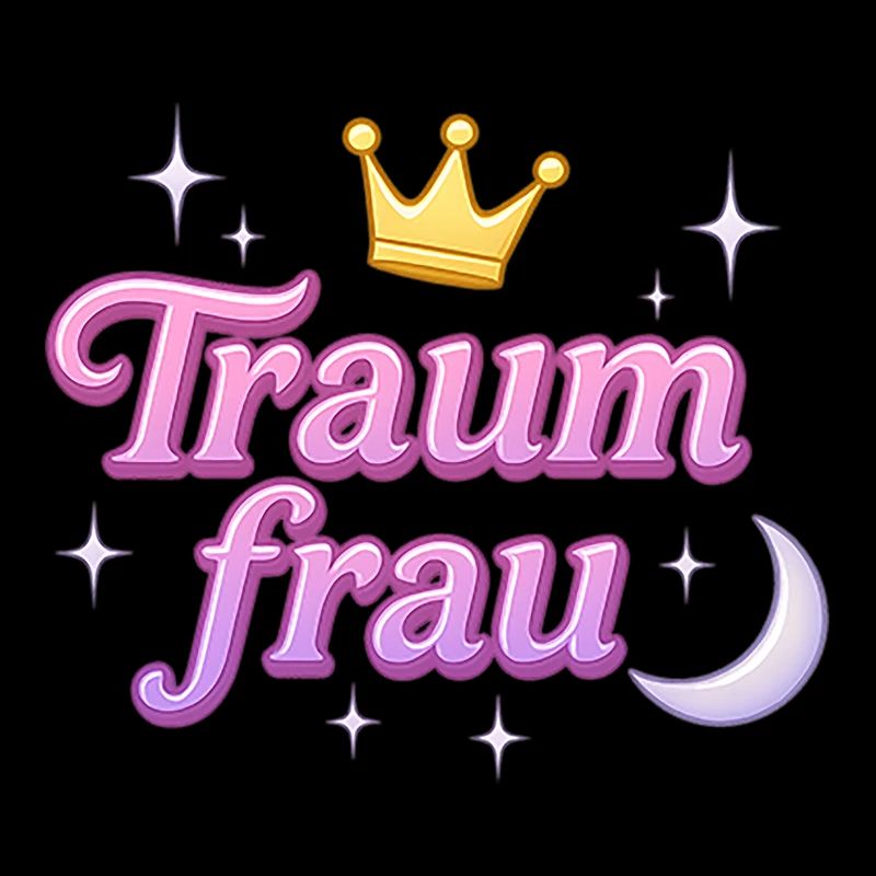 traumfrau / y2k statement spitzname design 