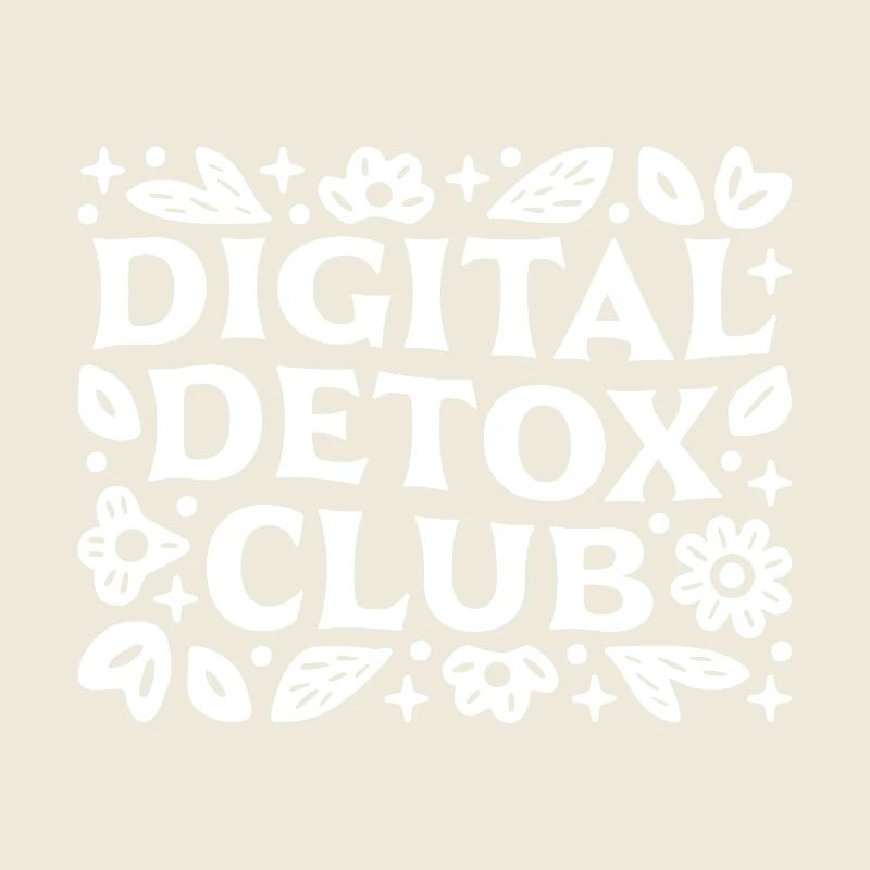 Digitale Entgiftungsclub-Selbsthilfegruppe – lustige Erinnerung