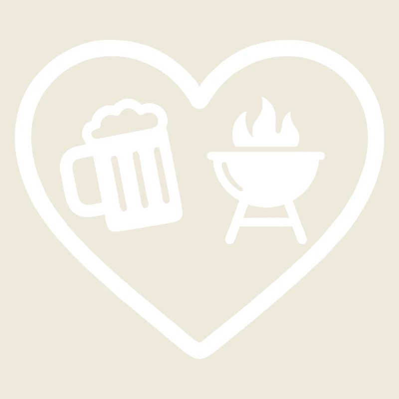 Barbecue à la bière de cœur