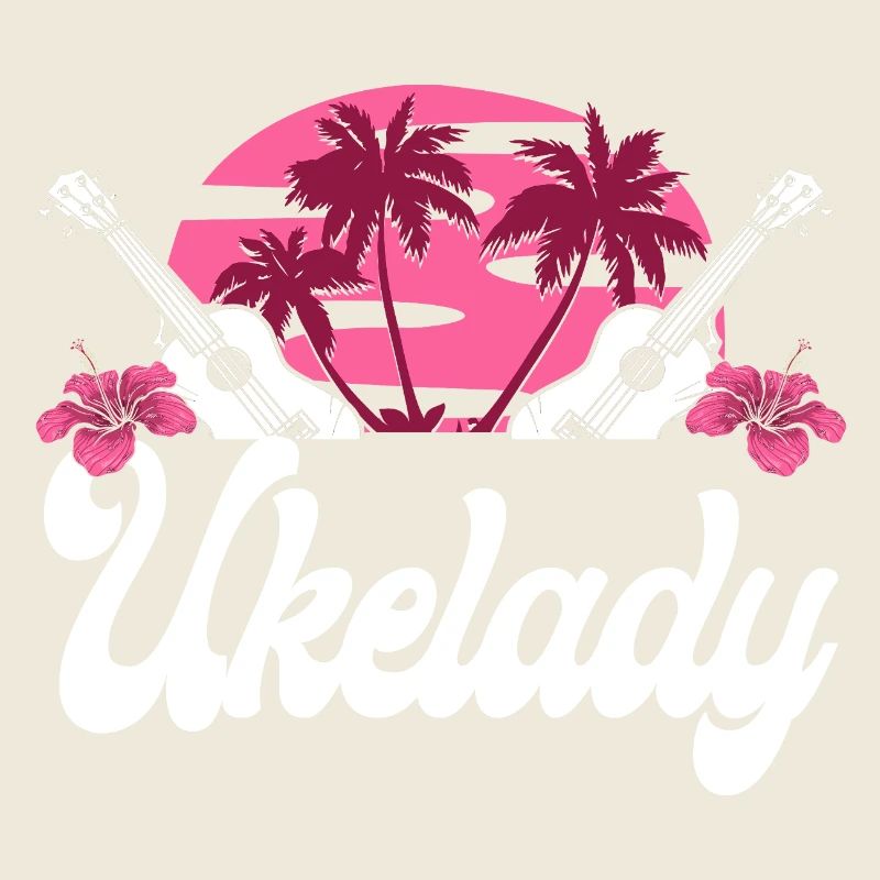 Ukulélé hawaïen Uke Ukelady