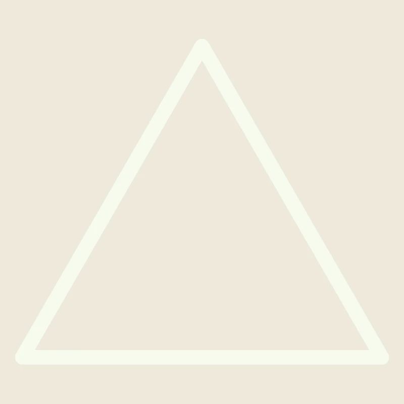 Geometric Shape Triangle Outline