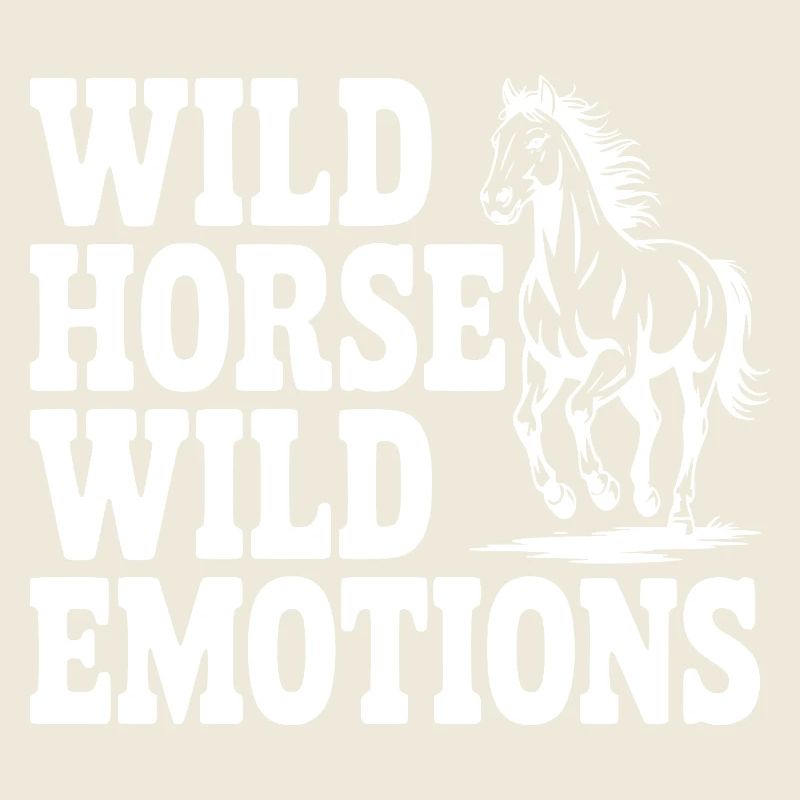 Cheval sauvage, émotions sauvages