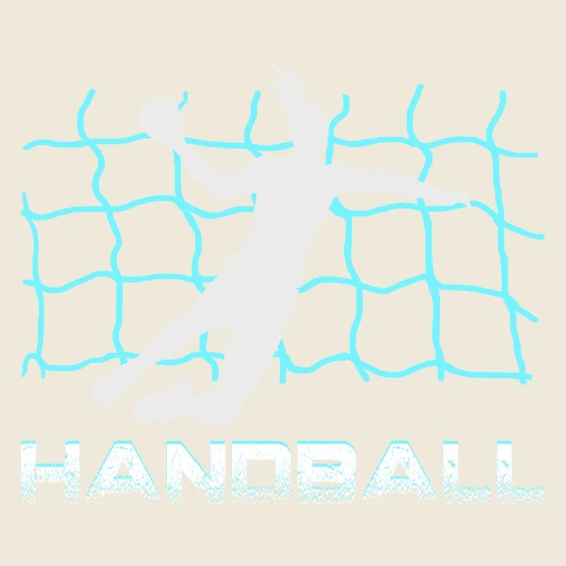 Handball-Torhüter Sprung