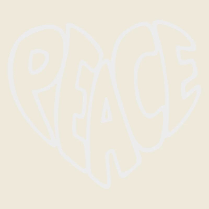 Peace Bubble Font Graphic