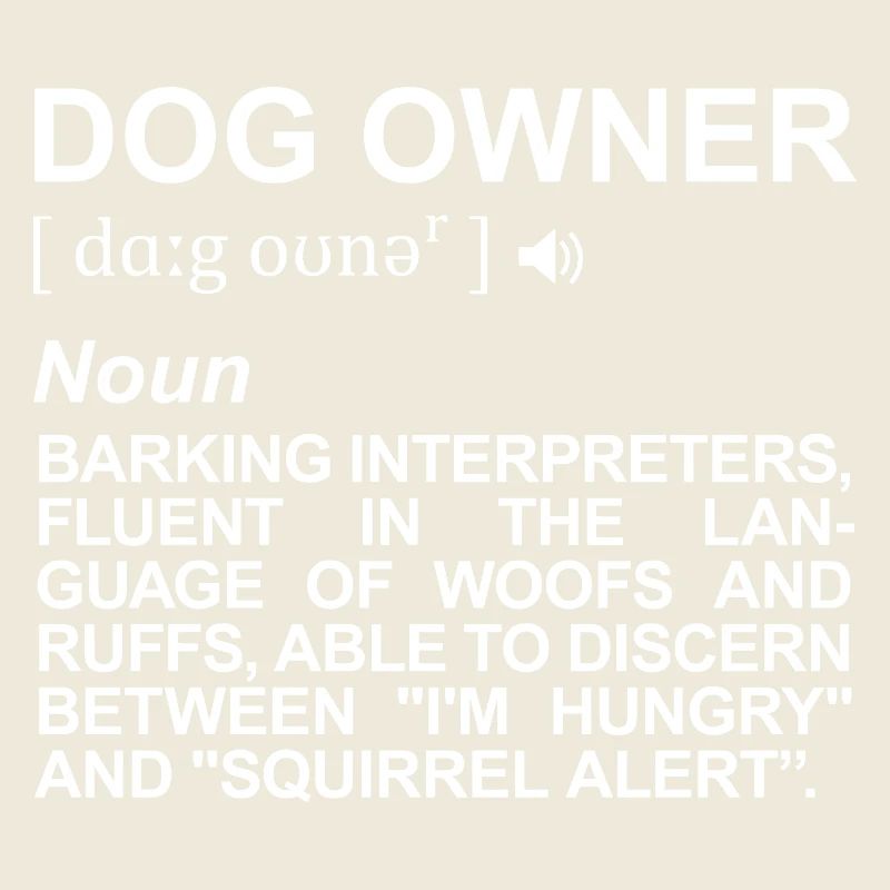 Description du propriétaire de chien