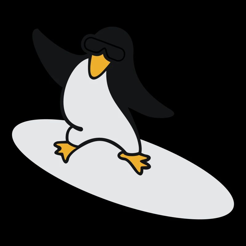 Pingouin surfeur / Surfer Penguin (3c)