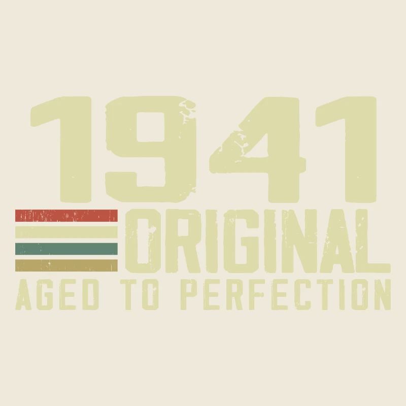 Born in 1941 - Vintage 1941 - 83rd Retro Birthday