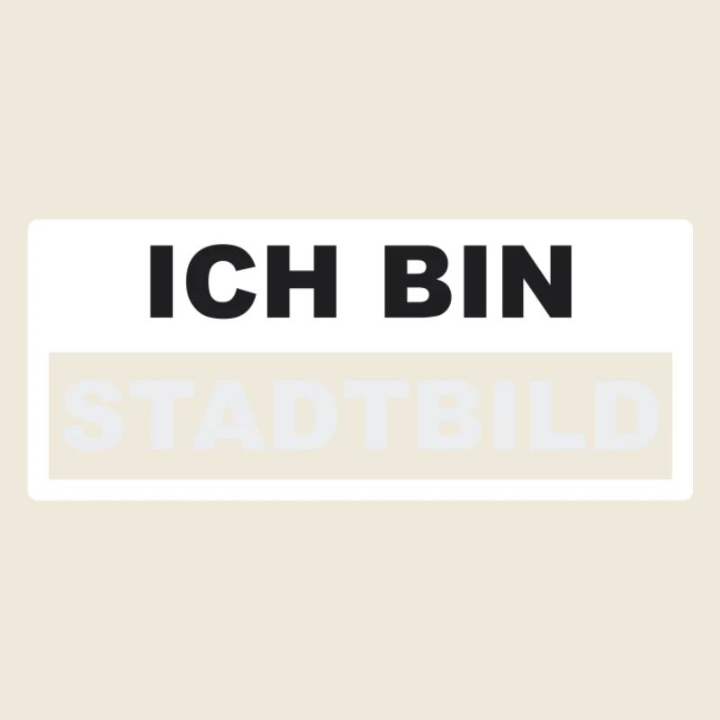 Stadtbild Typo Kontrast
