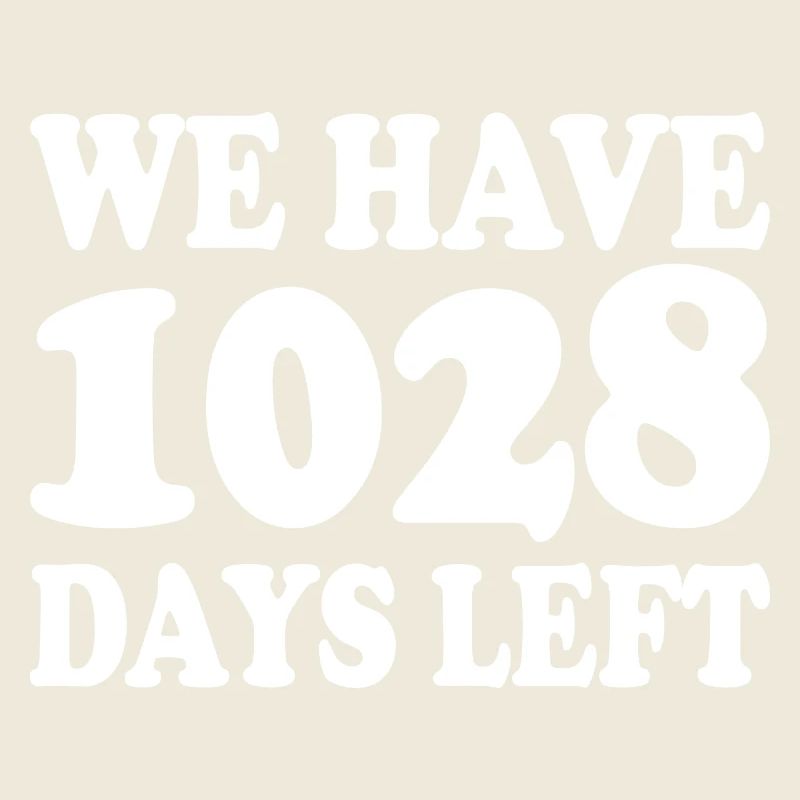 we have 1028 days left