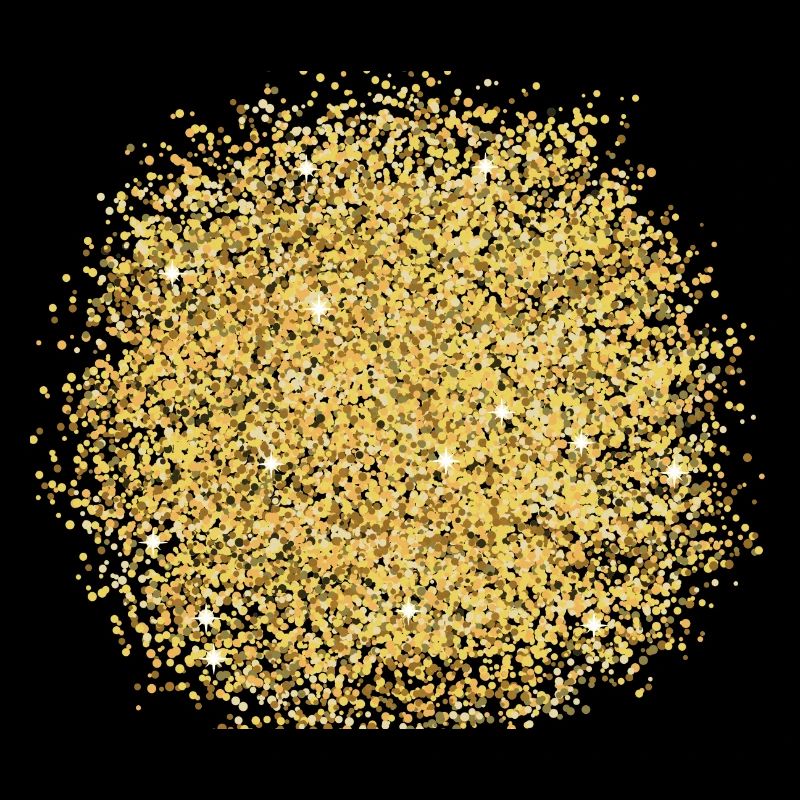 Gold Glitzer