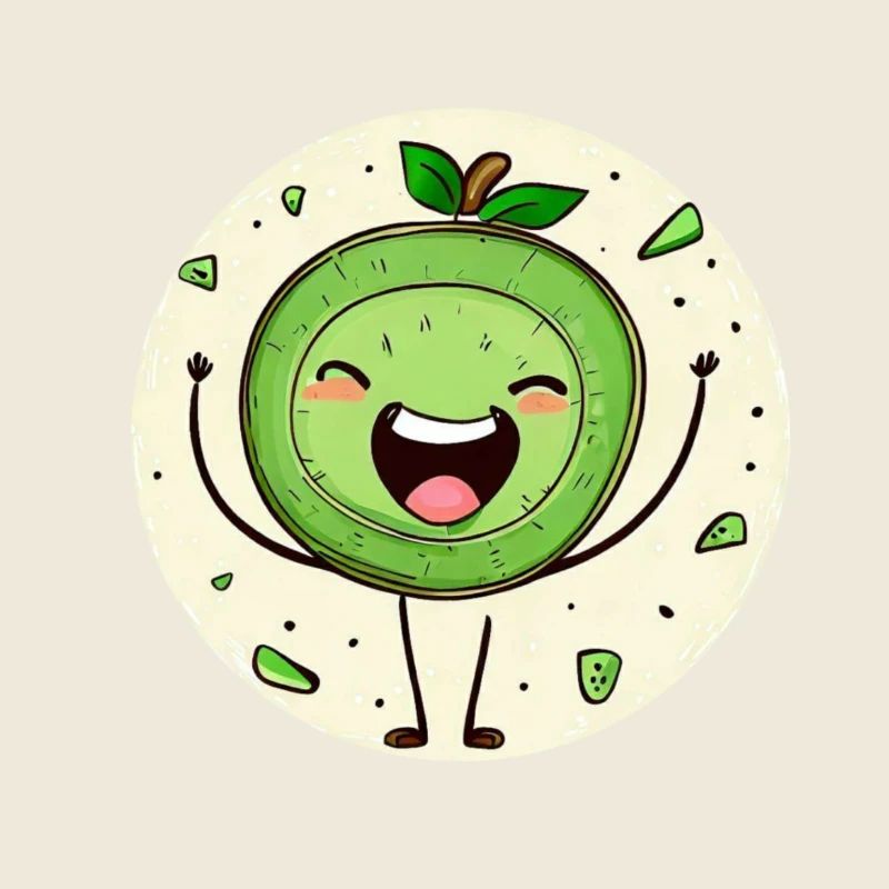Fröhliche Kiwi