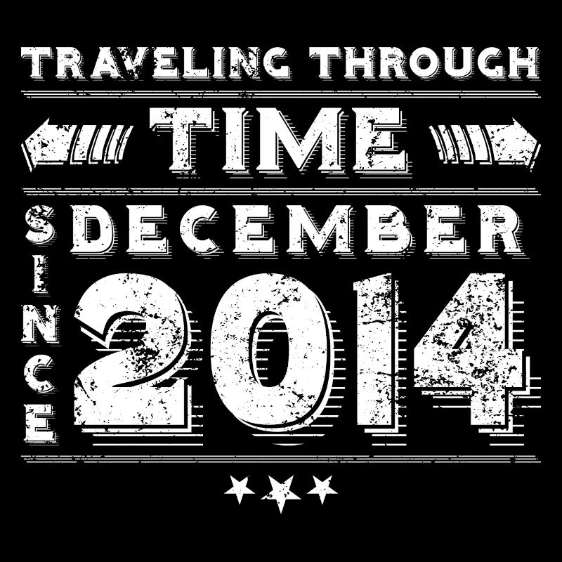 Vintage Zeitreise Geburtstags Design Dezember 2014