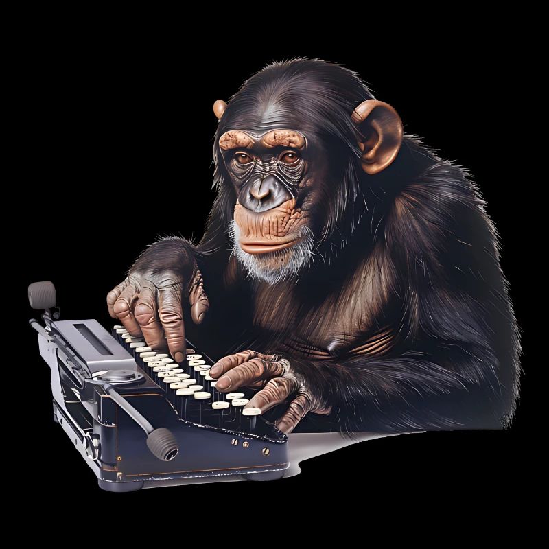 Das Infinite-Monkey-Theorem, ein Gedankenabenteuer