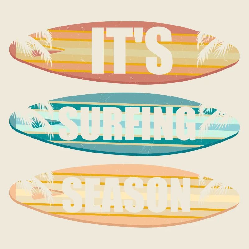C’est la saison de surf Planche de surf d’été pour surfeur