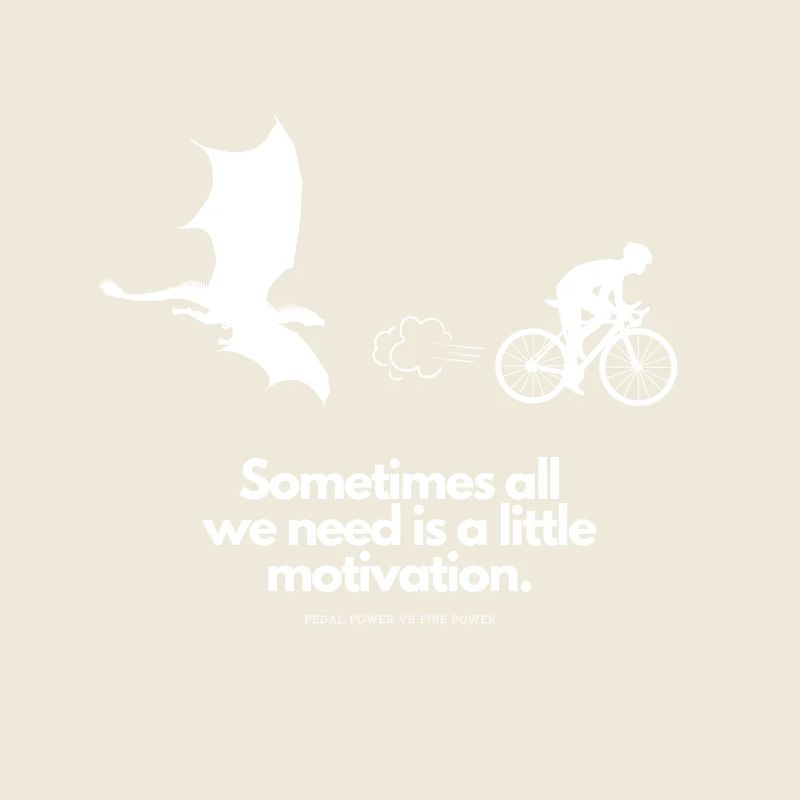 Extra Motivation for Cyclists Dragon