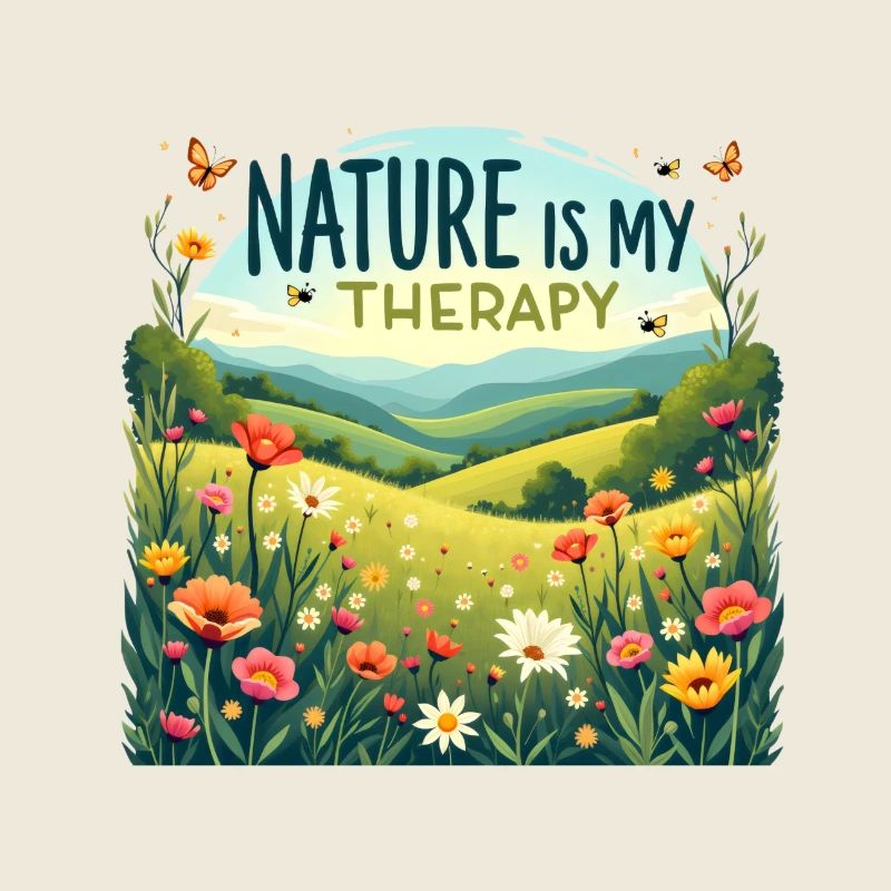Nature is my Therapy - Flower Meadow