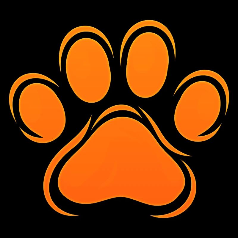 Pfote orange