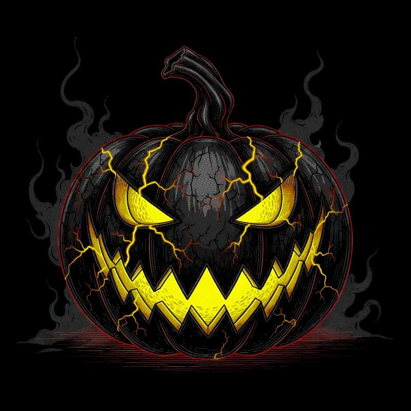 Evil Lightning Pumpkin