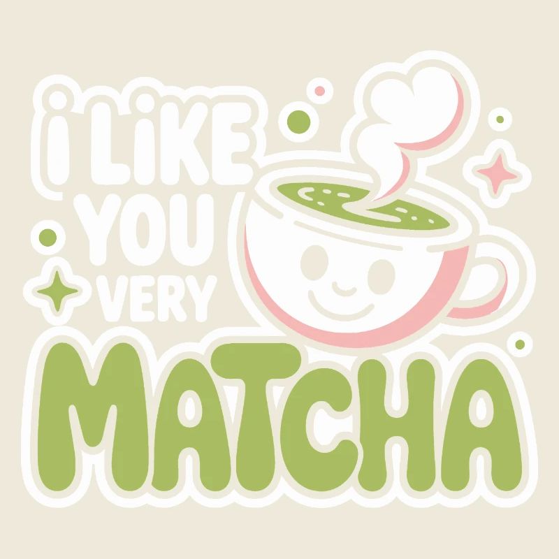 Thé matcha dit thé vert comme toi, très matcha