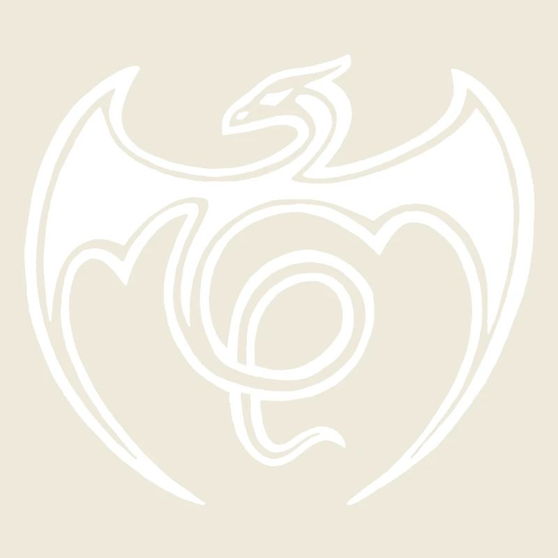 Flying White Dragon