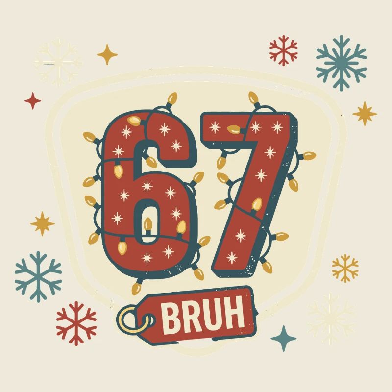 67 Bruh Christmas Meme Cadeau mignon