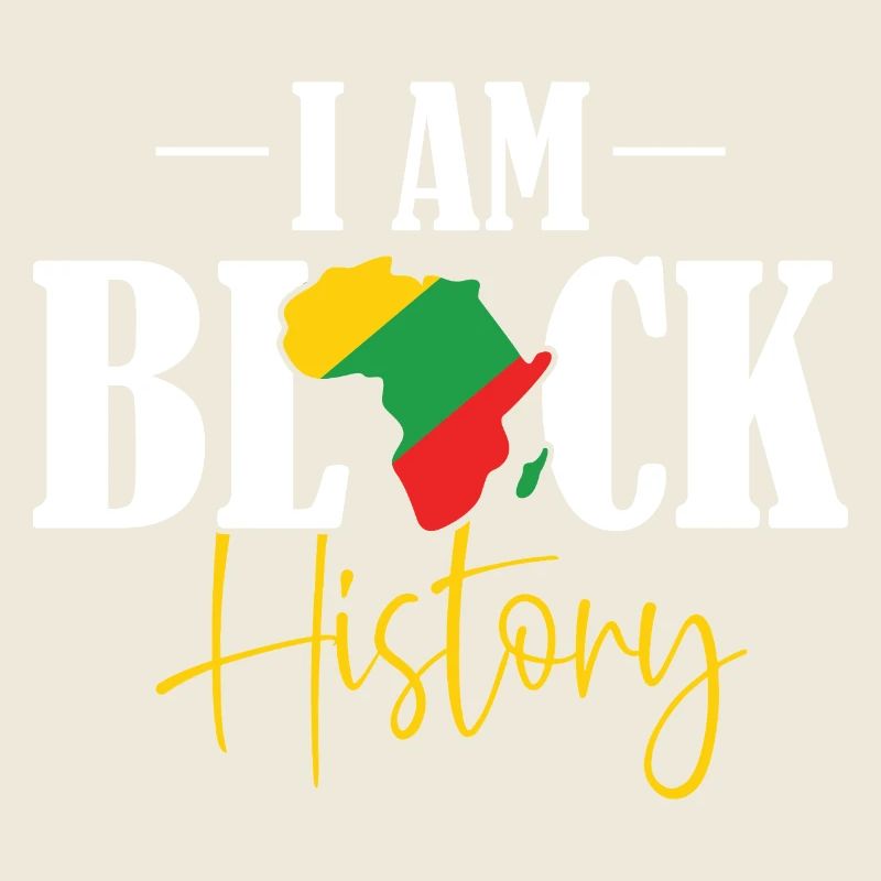 I Am Black History Africa Map Afrocentric