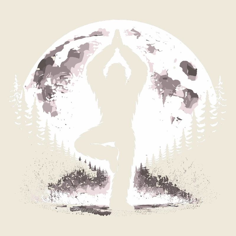 Posture de yoga du Bigfoot