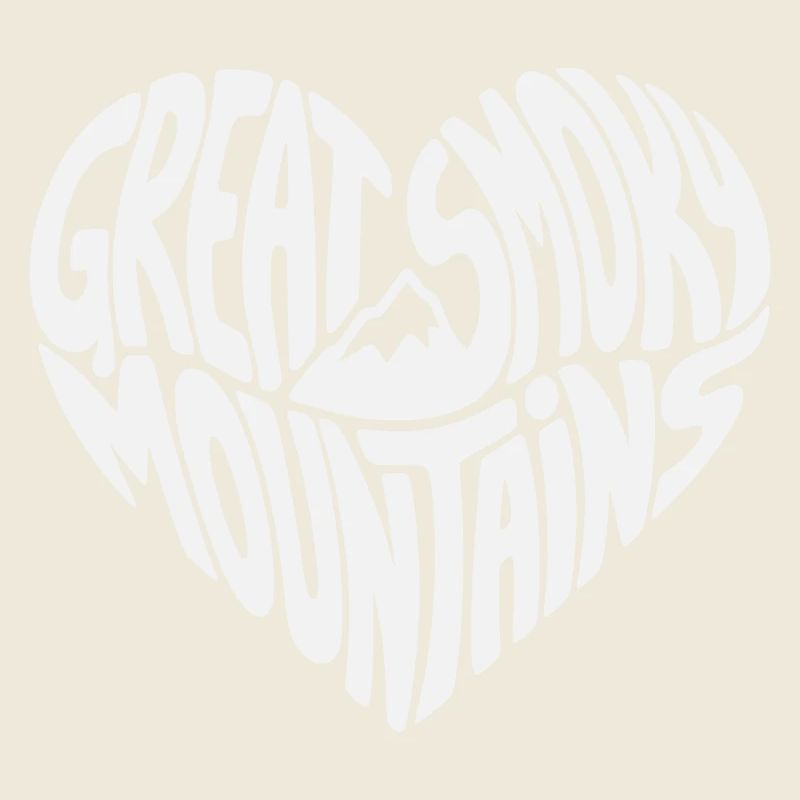Conception du cœur des Great Smoky Mountains
