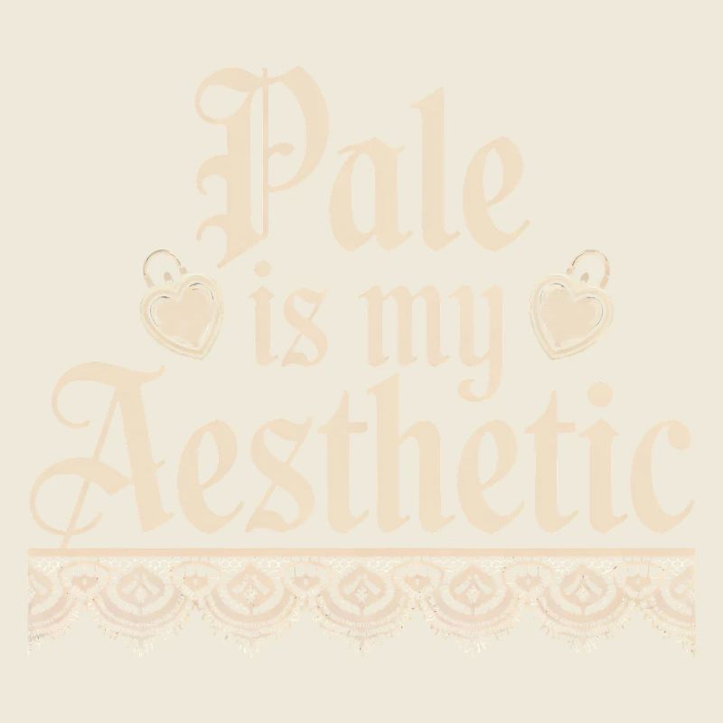 Pale Aesthetic Lace Typography